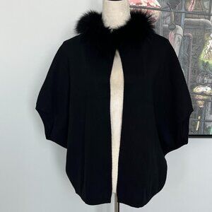 Puna Black Poncho One Size